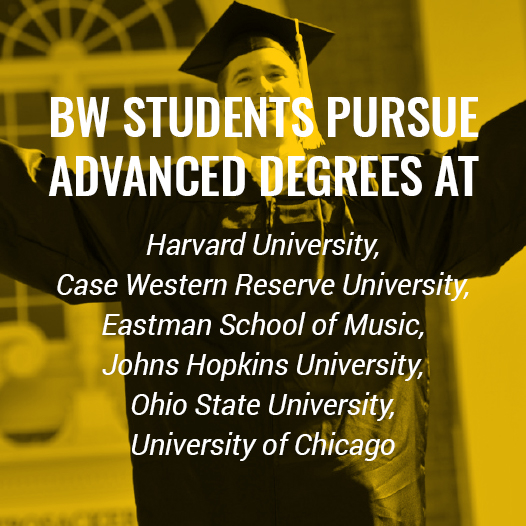 BW students pursue advanced degrees