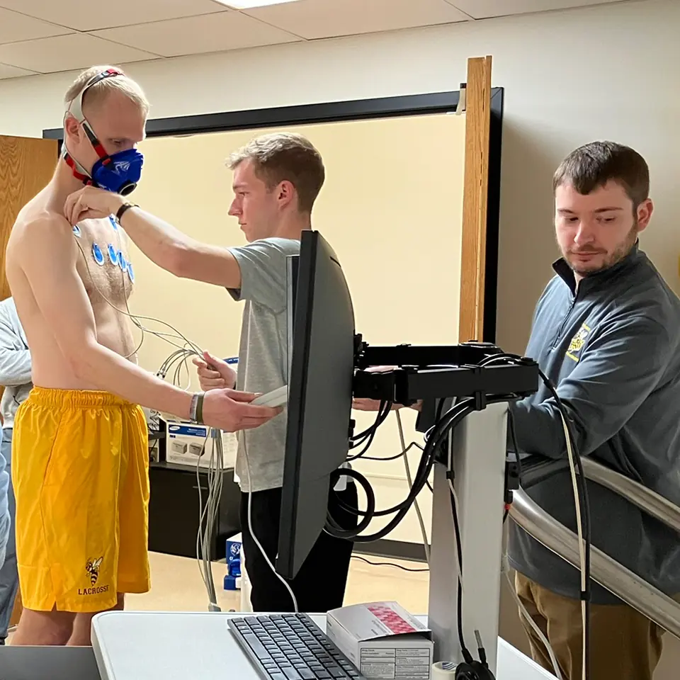 Exercise science students gain hands-on experiences