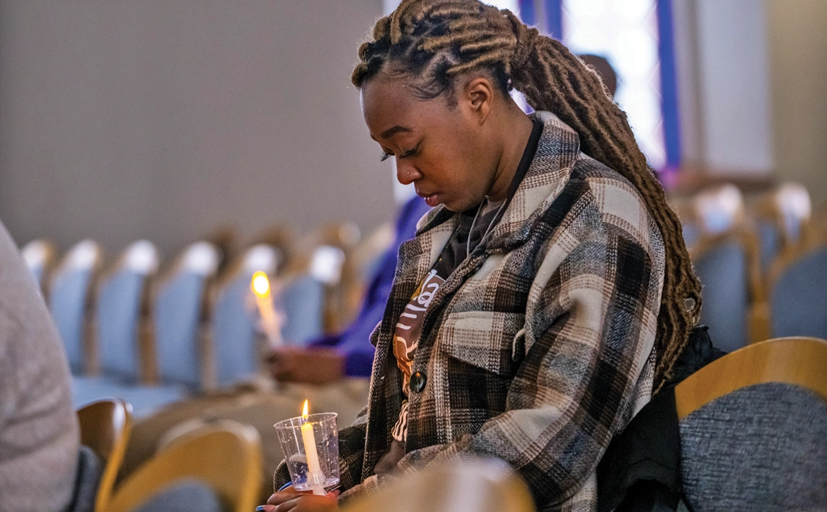 Student reflects during MLK week