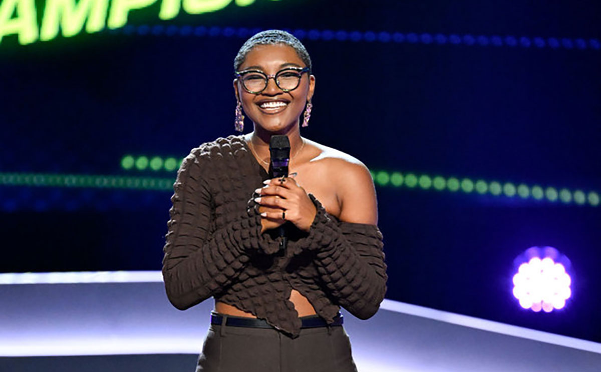 Jaali Boyd on "The Voice" Photo credit: Griffin Nagel/NBC