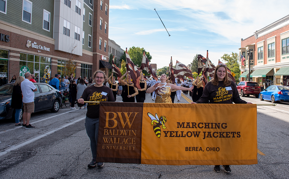 BW Homecoming parade on Berea's Front St.