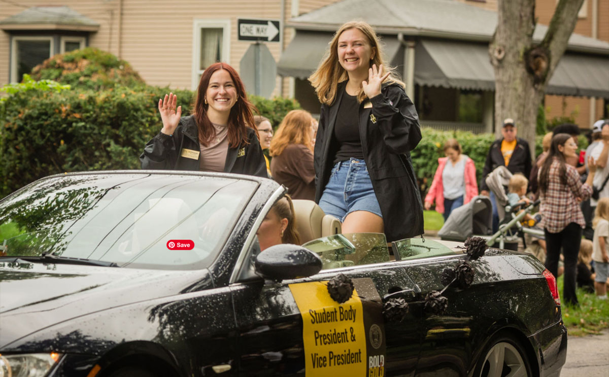 parade student president and veep