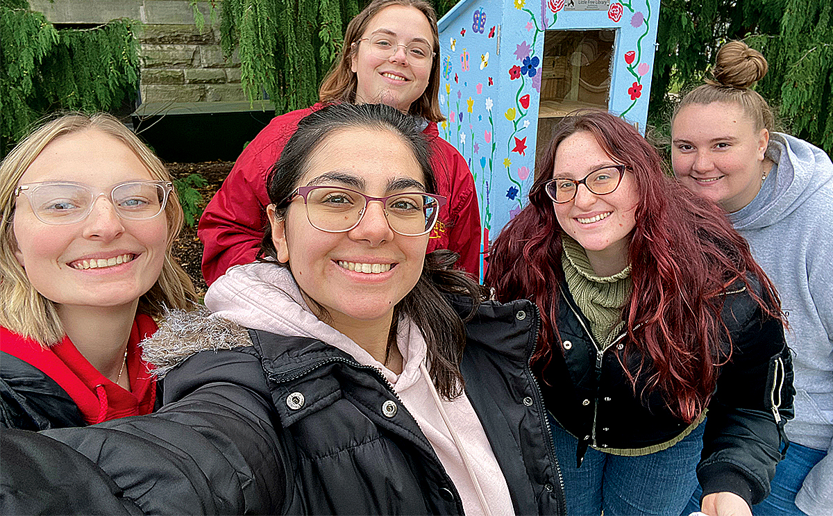 BW Free Little Library group photo