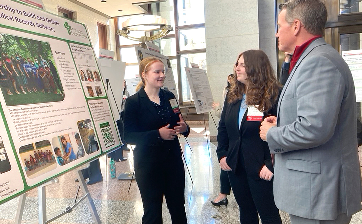 poster presentation at Ohio State House