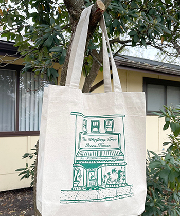 The Thrifting Tree tote bag